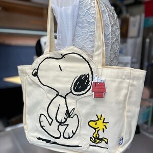 Adorable Snoopy Peanuts Canvas Totes